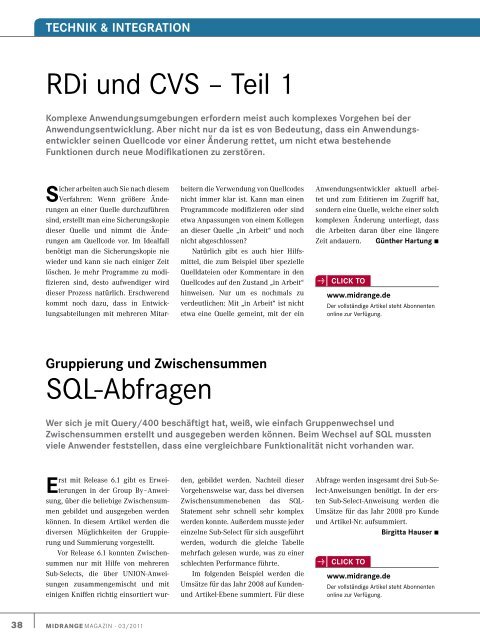 Mehrwert für den Mittelstand - Midrange Magazin