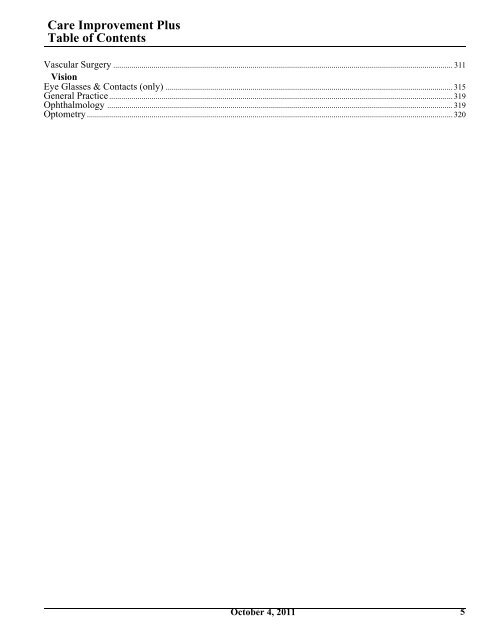 Ancillary - Care Improvement Plus