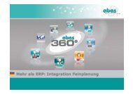 Mehr als ERP: Integration Feinplanung