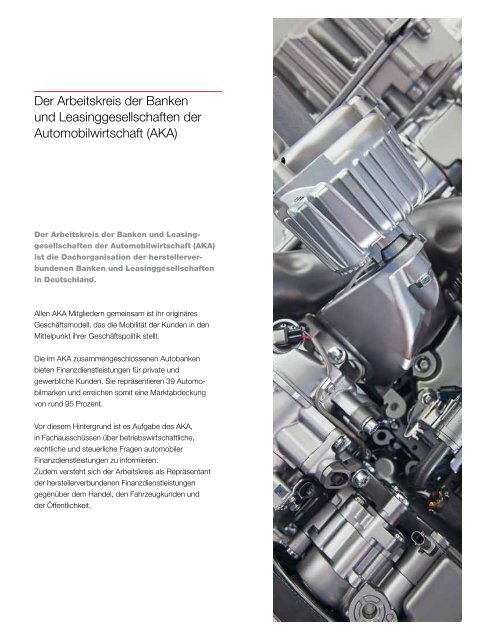 Factsheet Autobanken - Arbeitskreis der Autobanken