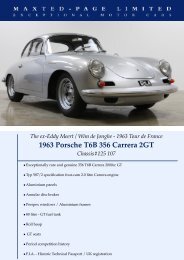 Porsche T6B 356 Carrera 2GT - Maxted Page