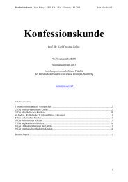 Konfessionskunde - Kein-Plan.de