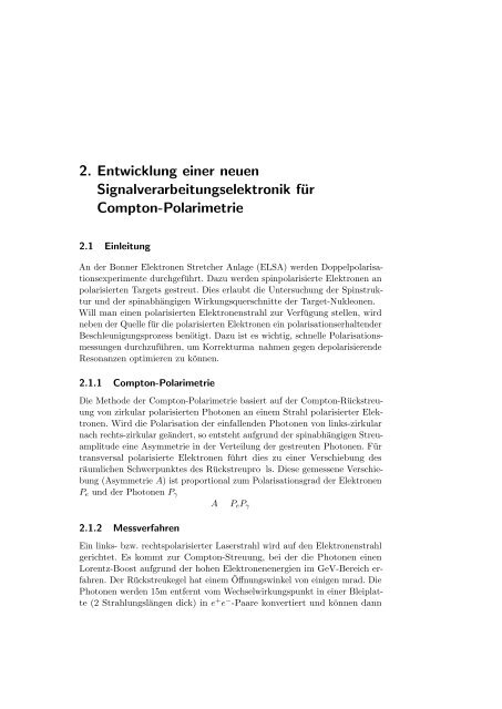 Chipentwicklung fu127 ur Pixel - Prof. Dr. Norbert Wermes ...