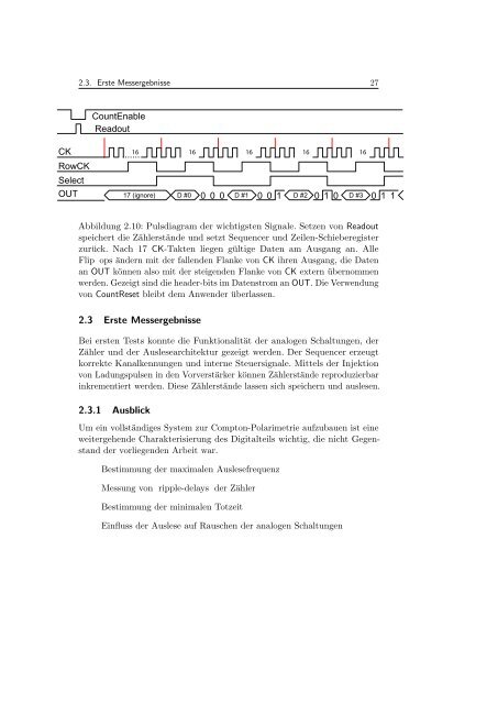 Chipentwicklung fu127 ur Pixel - Prof. Dr. Norbert Wermes ...