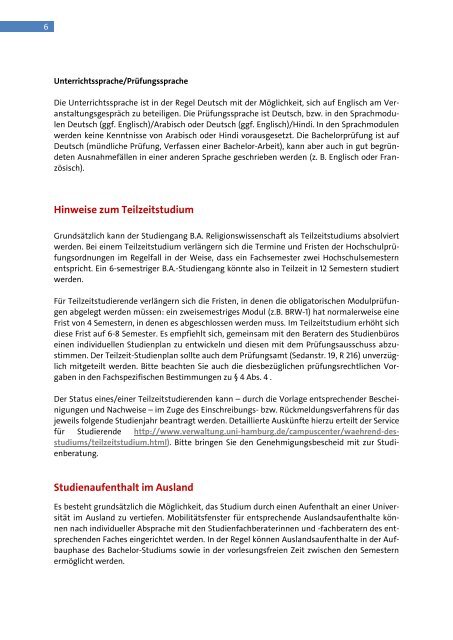Modulhandbuch - Fachbereich Evangelische Theologie - Universität ...