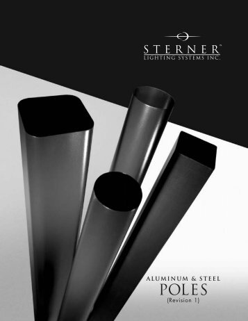 Steel and Aluminum Pole Brochure - Sterner Lighting