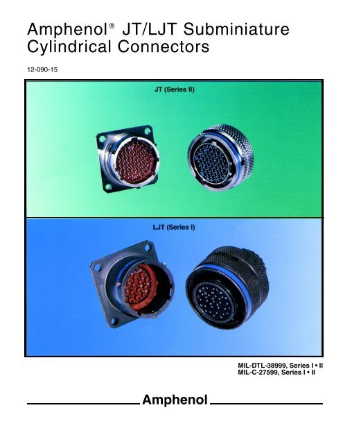 Amphenol JT/LJT Subminiature Cylindrical ... - MPS Electronic