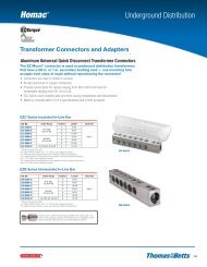 Transformer Connectors and Adapters