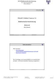 S 113 Elektronische Archivierung - Project Consult ...