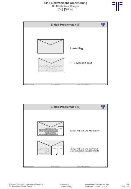 S 113 Elektronische Archivierung - Project Consult ...