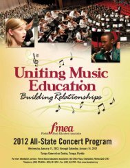 All-State Concert Chorus - Florida Music Educators Association and ...