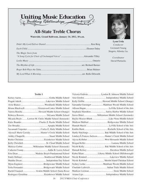All-State Concert Chorus - Florida Music Educators Association and ...