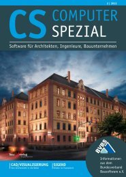 Software für Architekten, Ingenieure, Bauunternehmen