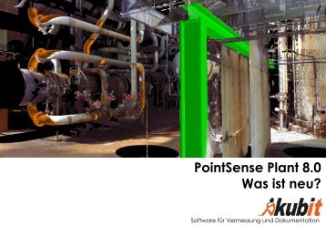 PointSense Plant 8.0 Was ist neu? - download - Kubit GmbH