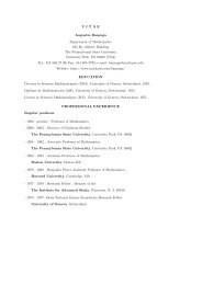 Augustin Banyaga - Department of Mathematics - Penn State ...