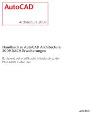 Handbuch zu AutoCAD Architecture 2009 DACH Erweiterungen