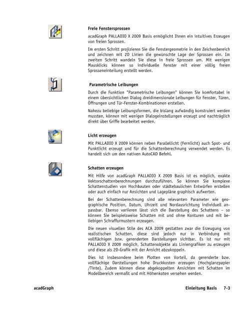 Handbuch zu AutoCAD Architecture 2009 DACH Erweiterungen