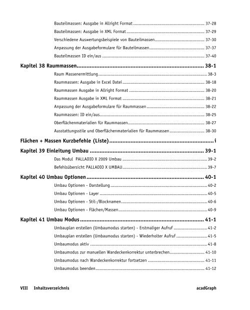 Handbuch zu AutoCAD Architecture 2009 DACH Erweiterungen