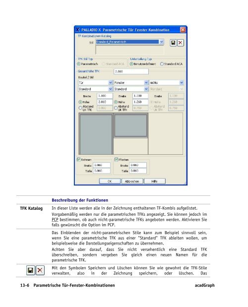 Handbuch zu AutoCAD Architecture 2009 DACH Erweiterungen