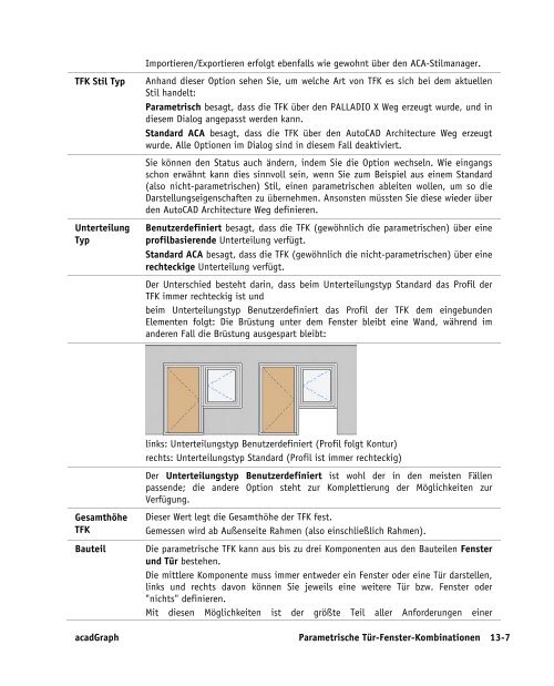 Handbuch zu AutoCAD Architecture 2009 DACH Erweiterungen