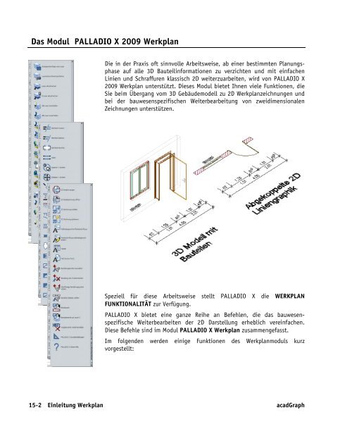 Handbuch zu AutoCAD Architecture 2009 DACH Erweiterungen