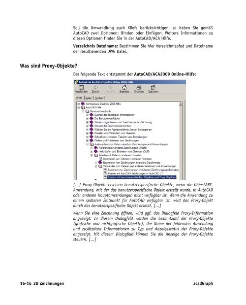 Handbuch zu AutoCAD Architecture 2009 DACH Erweiterungen