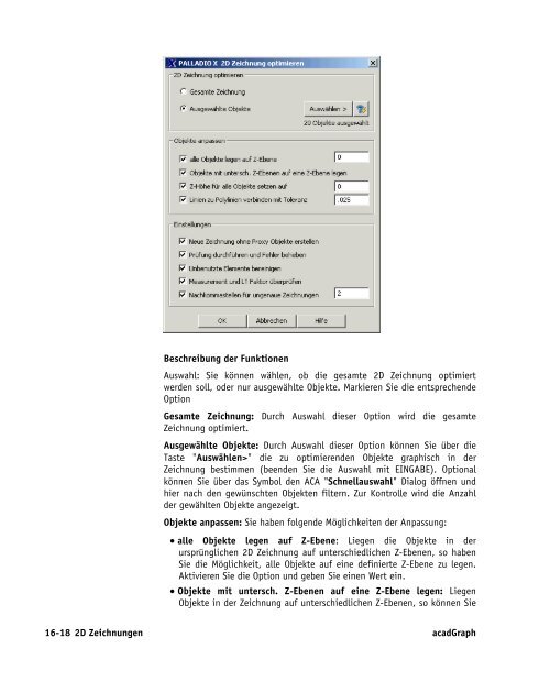 Handbuch zu AutoCAD Architecture 2009 DACH Erweiterungen