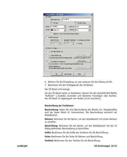 Handbuch zu AutoCAD Architecture 2009 DACH Erweiterungen