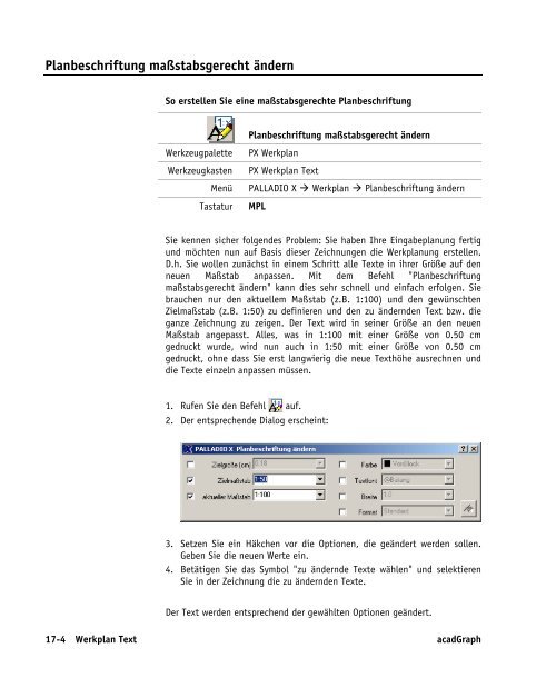 Handbuch zu AutoCAD Architecture 2009 DACH Erweiterungen