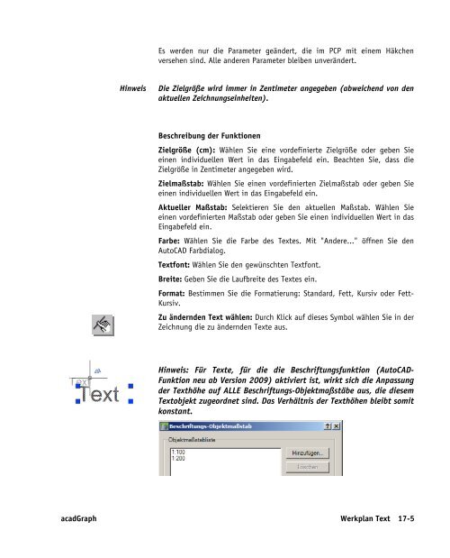 Handbuch zu AutoCAD Architecture 2009 DACH Erweiterungen