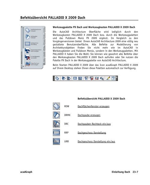 Handbuch zu AutoCAD Architecture 2009 DACH Erweiterungen