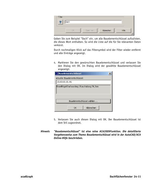 Handbuch zu AutoCAD Architecture 2009 DACH Erweiterungen