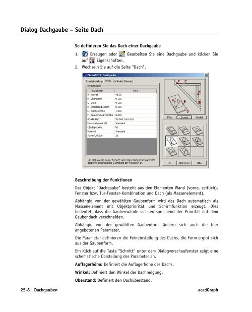 Handbuch zu AutoCAD Architecture 2009 DACH Erweiterungen