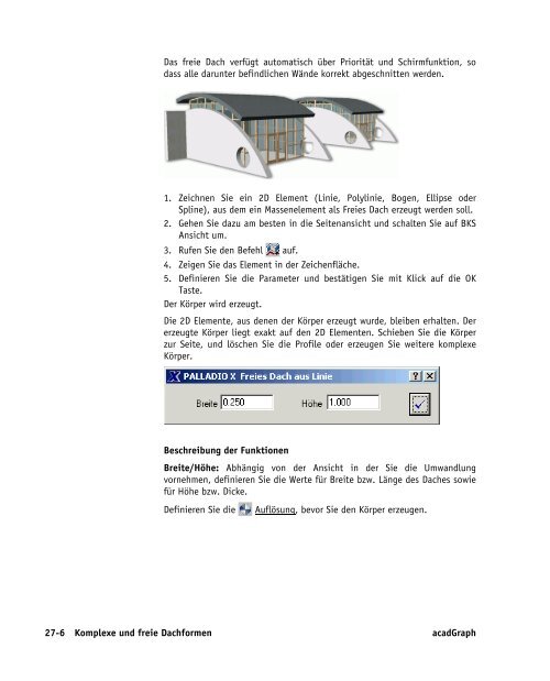 Handbuch zu AutoCAD Architecture 2009 DACH Erweiterungen