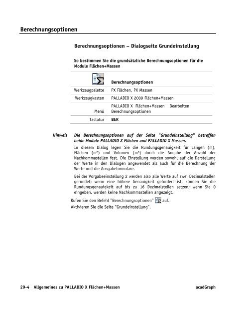 Handbuch zu AutoCAD Architecture 2009 DACH Erweiterungen