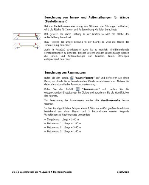 Handbuch zu AutoCAD Architecture 2009 DACH Erweiterungen