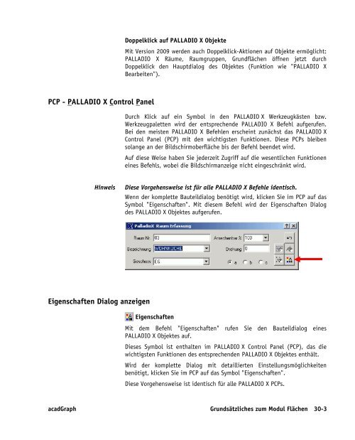 Handbuch zu AutoCAD Architecture 2009 DACH Erweiterungen