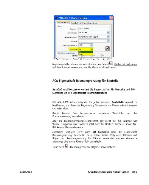 Handbuch zu AutoCAD Architecture 2009 DACH Erweiterungen