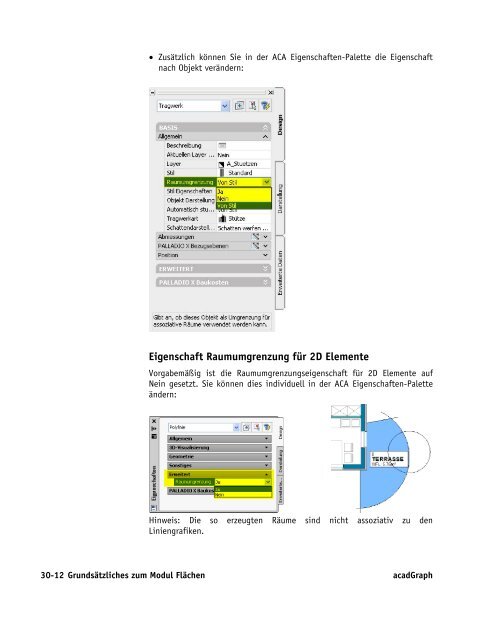 Handbuch zu AutoCAD Architecture 2009 DACH Erweiterungen