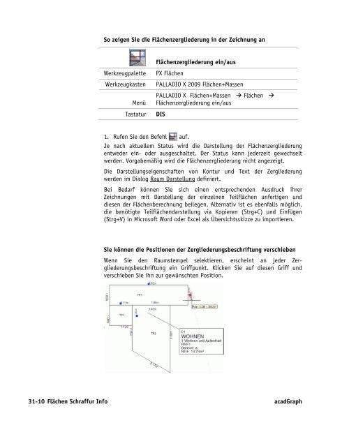 Handbuch zu AutoCAD Architecture 2009 DACH Erweiterungen