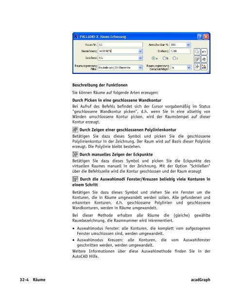 Handbuch zu AutoCAD Architecture 2009 DACH Erweiterungen