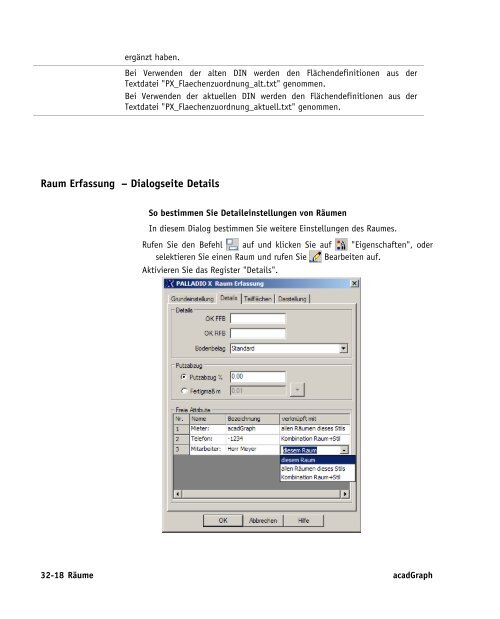 Handbuch zu AutoCAD Architecture 2009 DACH Erweiterungen