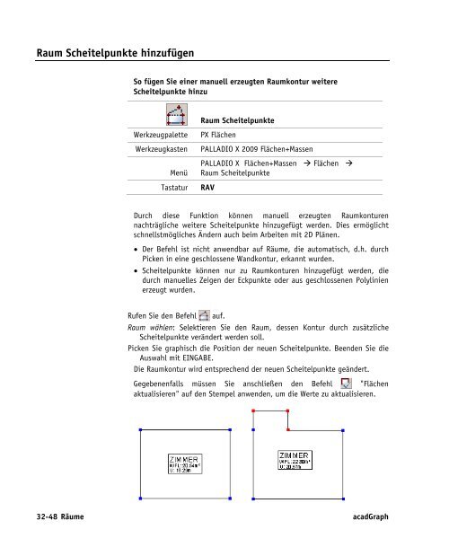 Handbuch zu AutoCAD Architecture 2009 DACH Erweiterungen