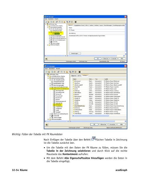 Handbuch zu AutoCAD Architecture 2009 DACH Erweiterungen