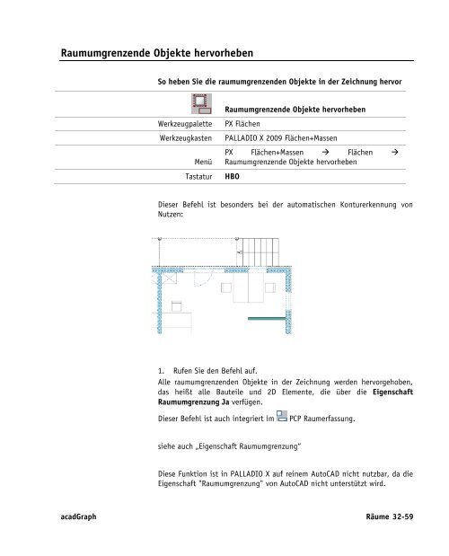 Handbuch zu AutoCAD Architecture 2009 DACH Erweiterungen