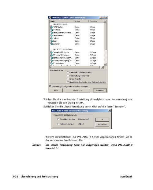 Handbuch zu AutoCAD Architecture 2009 DACH Erweiterungen