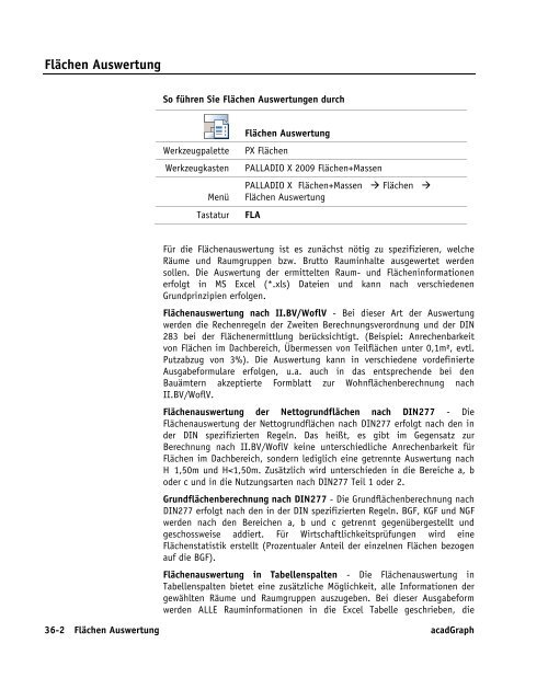 Handbuch zu AutoCAD Architecture 2009 DACH Erweiterungen