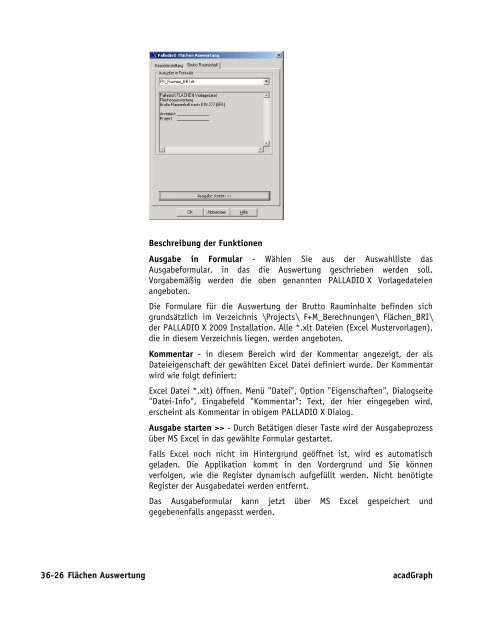 Handbuch zu AutoCAD Architecture 2009 DACH Erweiterungen