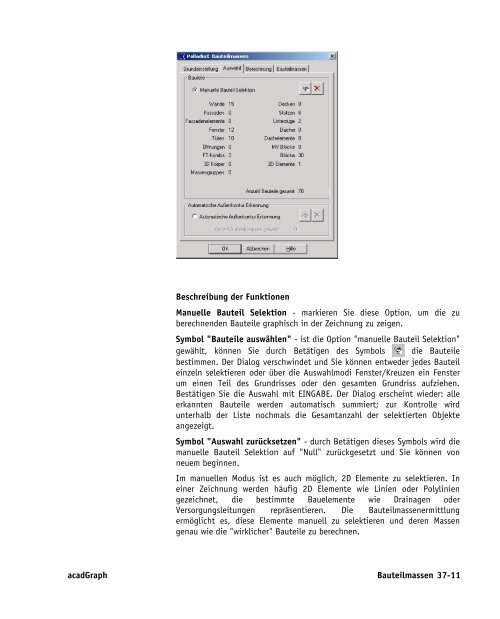 Handbuch zu AutoCAD Architecture 2009 DACH Erweiterungen