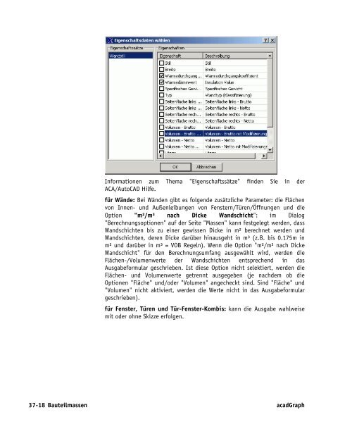 Handbuch zu AutoCAD Architecture 2009 DACH Erweiterungen